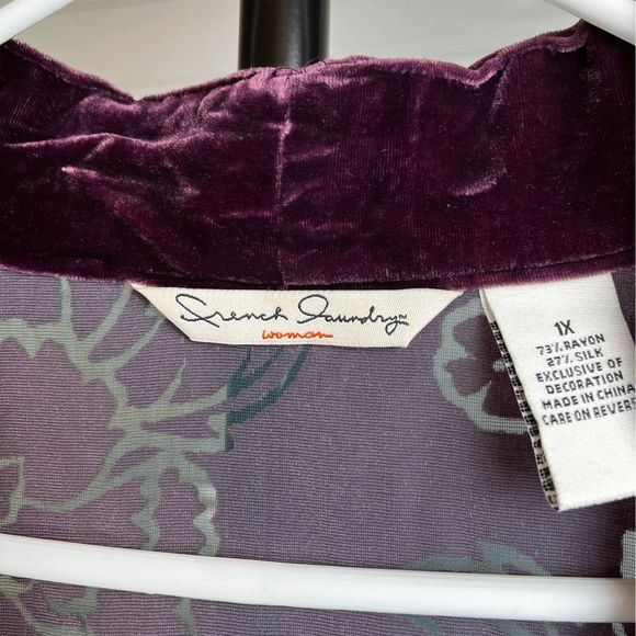 French Laundry open front Kimono Jacket - Picture 6 of 7